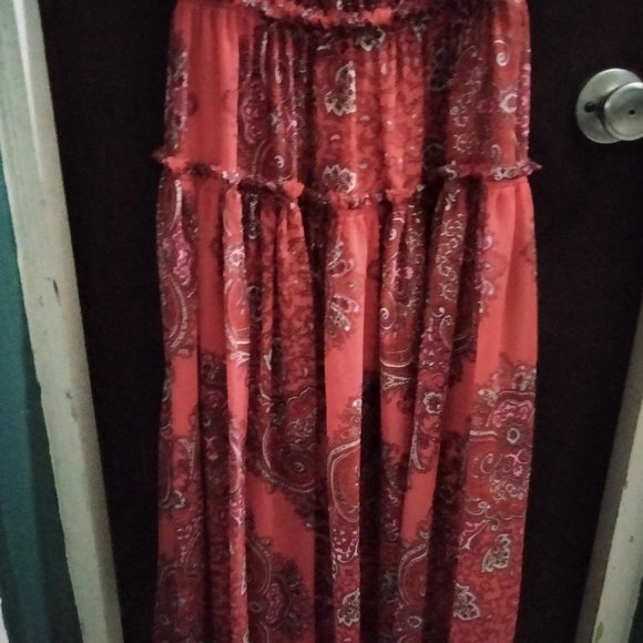 Banana Republic Tiered Midi Dress Size 0 - Picture 5 of 5